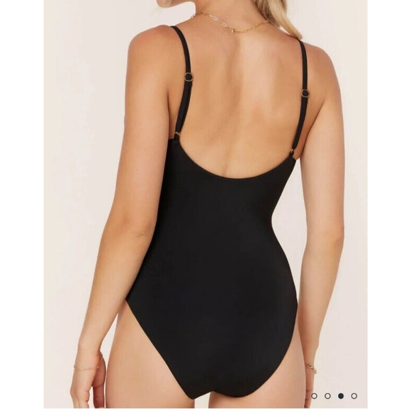 Andie Swim The Milos One Piece Swimsuit Black Size Small Tall Style AO499 - Picture 3 of 7